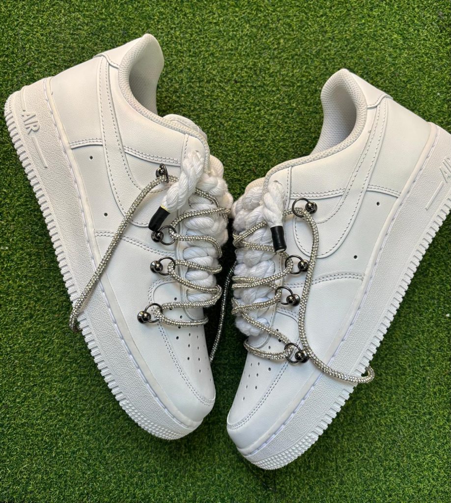 Air Force 1 – Rope Laces Swarovski Crystal