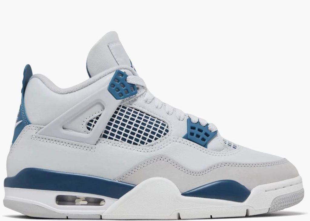 Jordan 4 retro blu militare (2024)